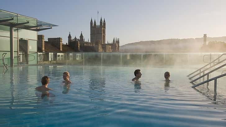 Bath in de winter