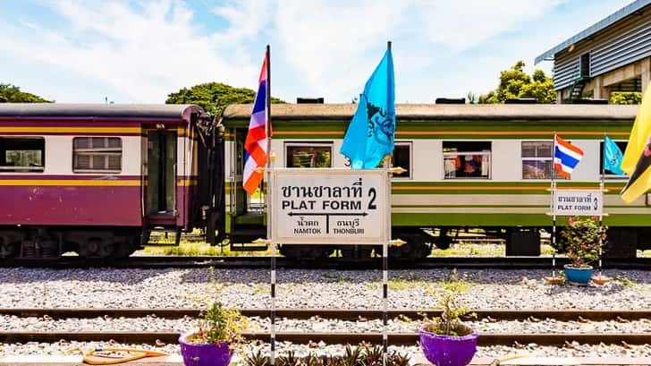 Treinstation Kanchanaburi