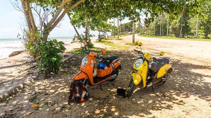 Scooter huren in Thailand