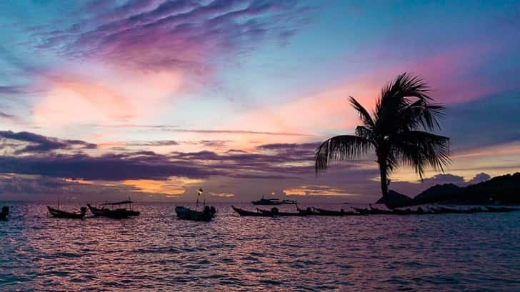 Zonsondergang Koh Tao