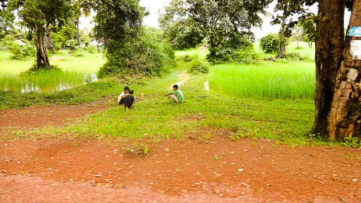 Kinderen in Cambodja