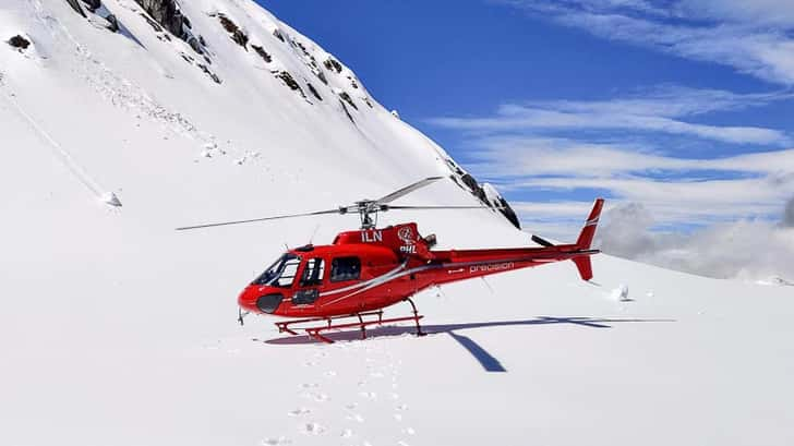 Helikoptervlucht in Hokitika