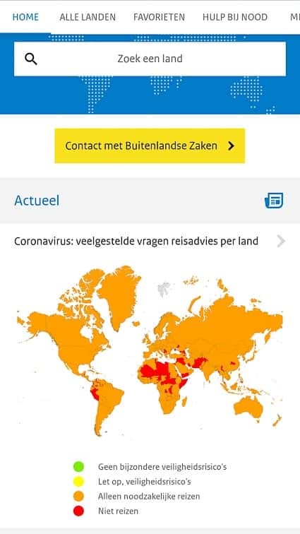 Reisapps: Buza Buitenlandse zaken