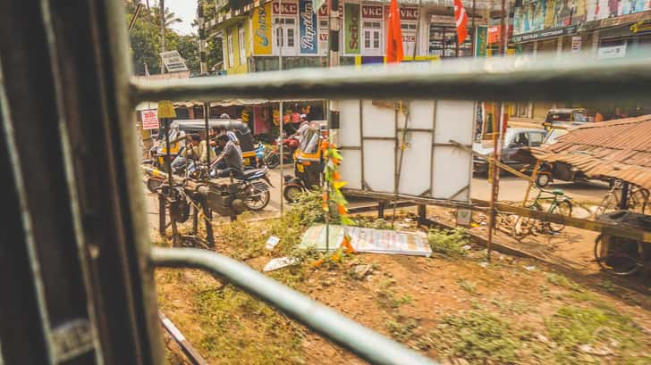 Trein Varkala naar Kollam