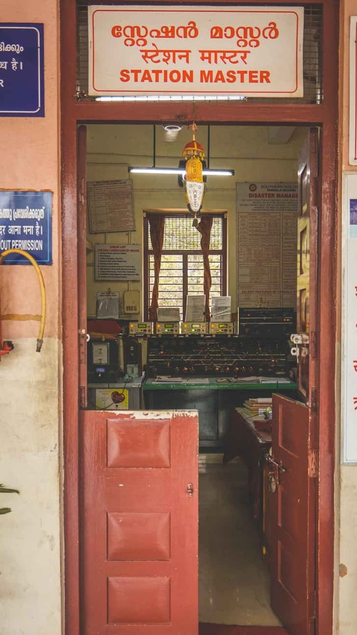 Treinstation Varkala