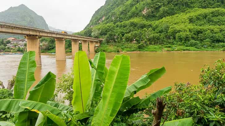 Nam Ou rivier Nong Khiaw