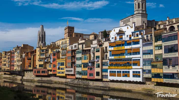 Onyar rivier in Girona