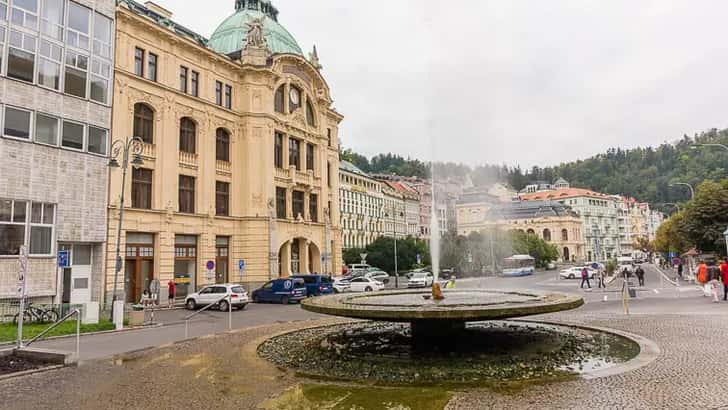 Hot Spring Colonnade Karolovy Vary