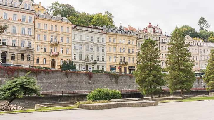 Karlovy Vary in de west Bohemen