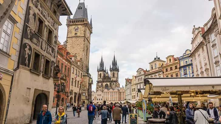 Oude Stadsplein Praag