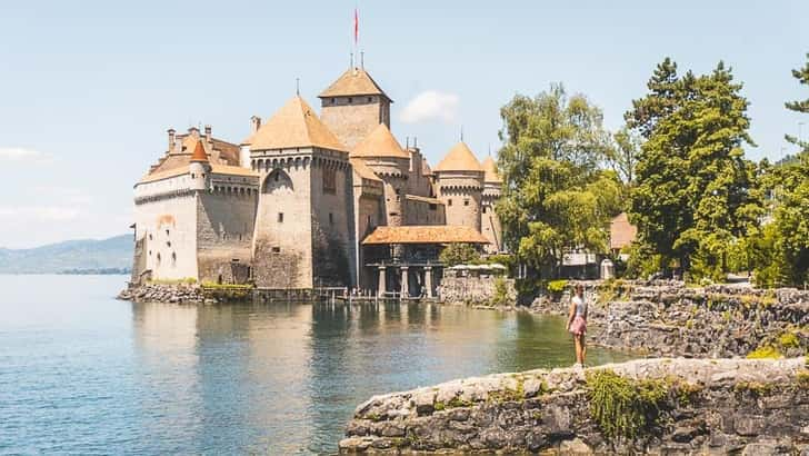 Roadtrip door Zwitserland langs het Meer van Geneve - Chateau de Chillon