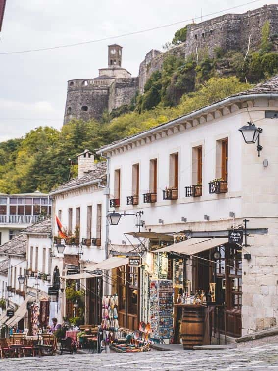 Bazaar van Gjirokastër