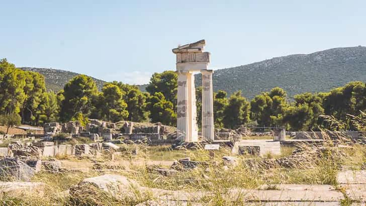 Het Heiligdom van Asklepios