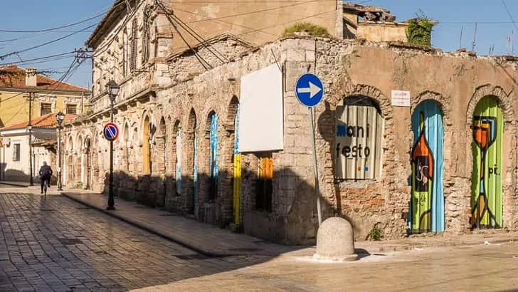 Street art in Shkodër Albanië