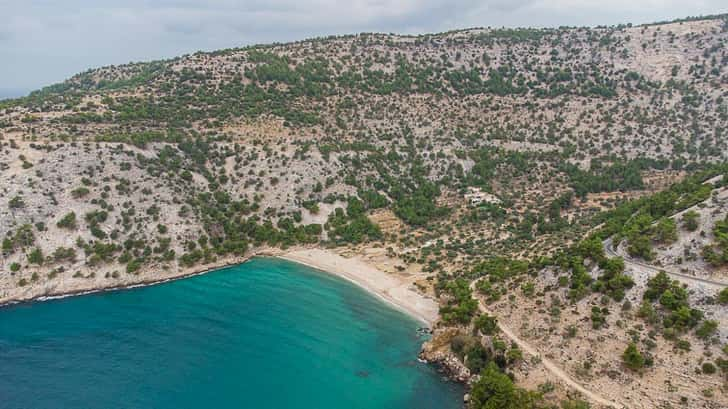 Stranden op Thassos