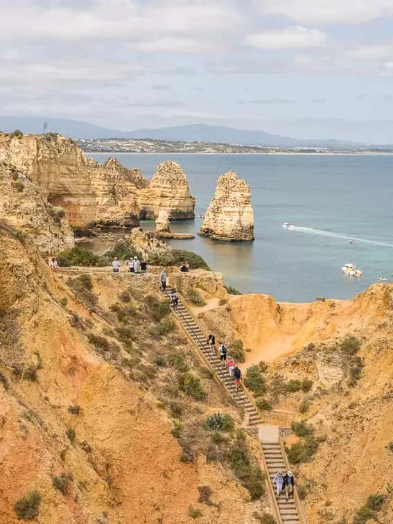 Houten trap Ponta de Piedade