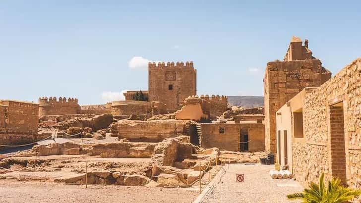 Alcazaba de Almería. Almeria, Spanje