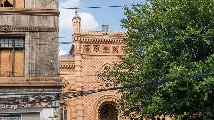 De synagoge Templul Coral Boekarest