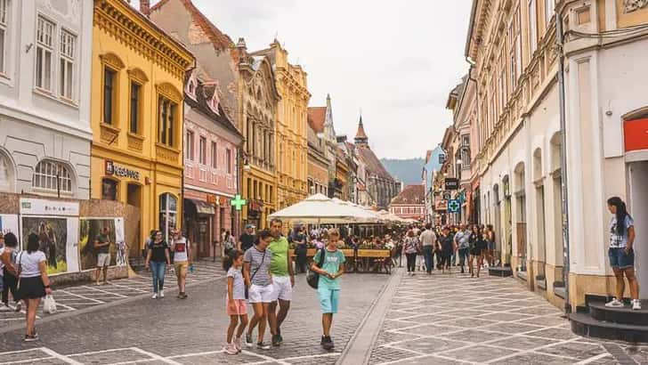 Historisch Centrum Brasov Roemenië