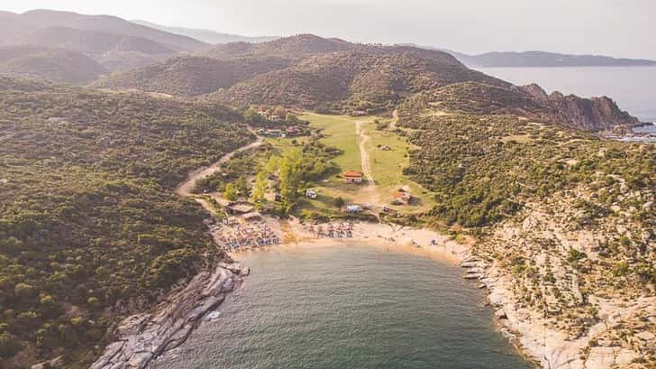 Mooiste stranden Chalkidiki - Agridia Beach Chalkidiki