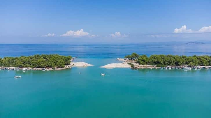 Mooiste stranden Chalkidiki - Lagoon Beach