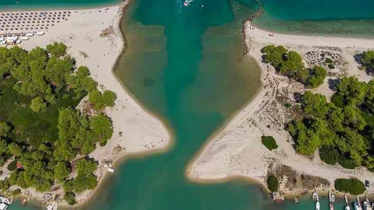 Mooiste stranden Chalkidiki - Lagoon Beach Chalkidiki