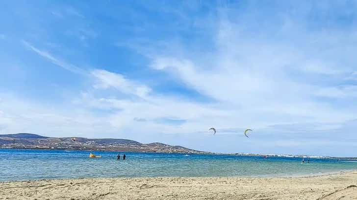 Poenta, Kitesurfen op Paros