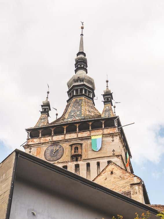 De klokkentoren van Sighisoara