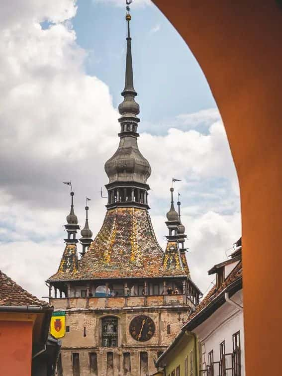 De klokkentoren van Sighisoara