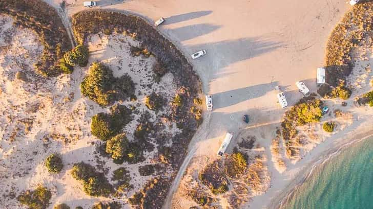 Wildkamperen in Griekenland: Pouda Beach - Peloponnesos