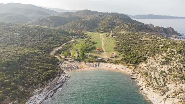 Wildkamperen in Griekenland: Agridia Beach - Sithonia, Chalkidiki