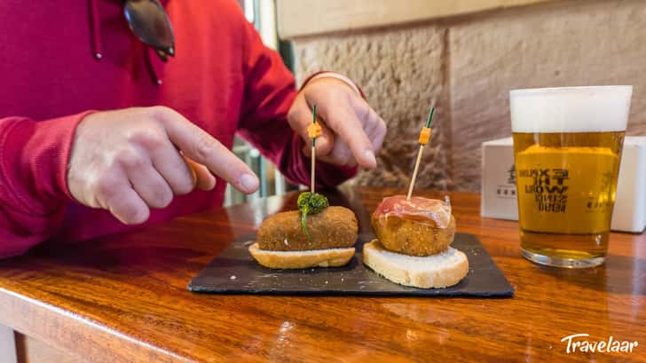 Pintxos eten in Logroño