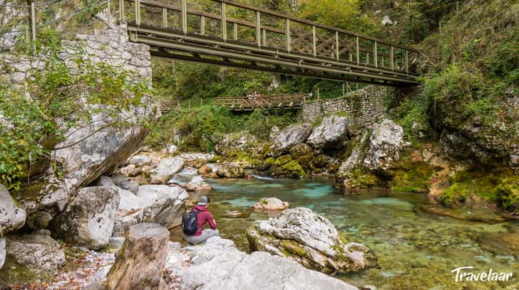 Tolmin kloof in Slovenië