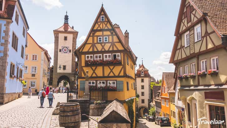 Rothenburg ob der Tauber langs de Romantische Strasse