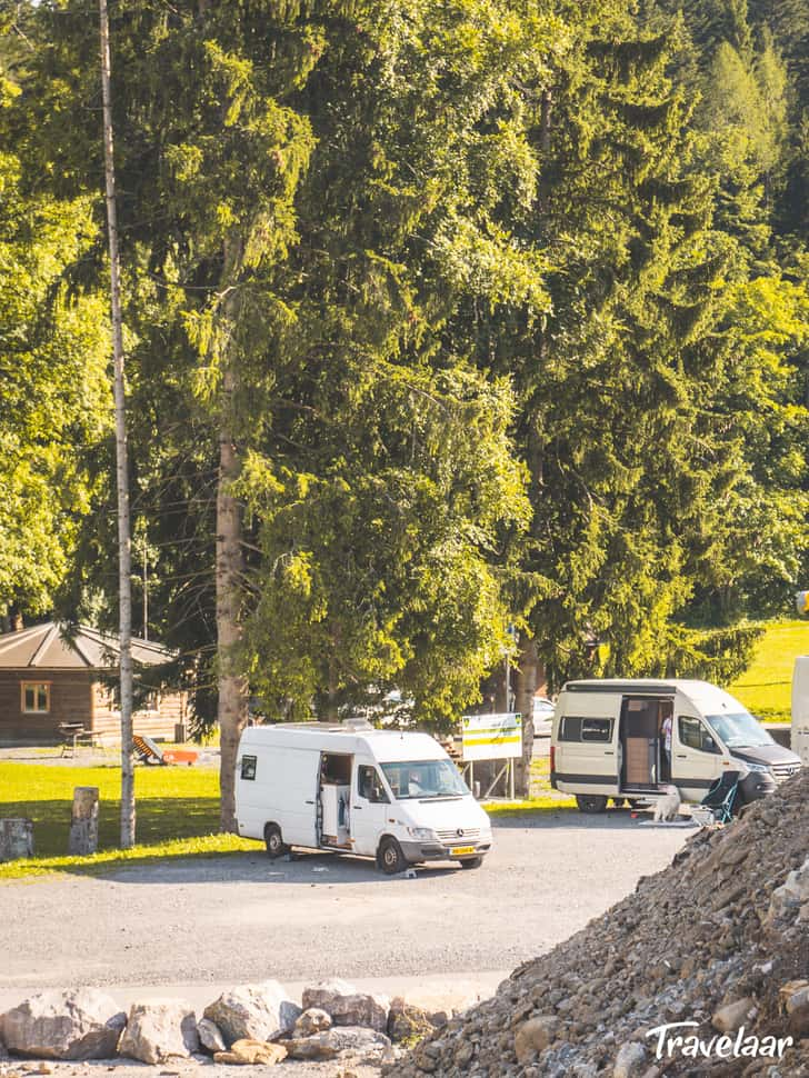 Camperplaats in Zwitserland