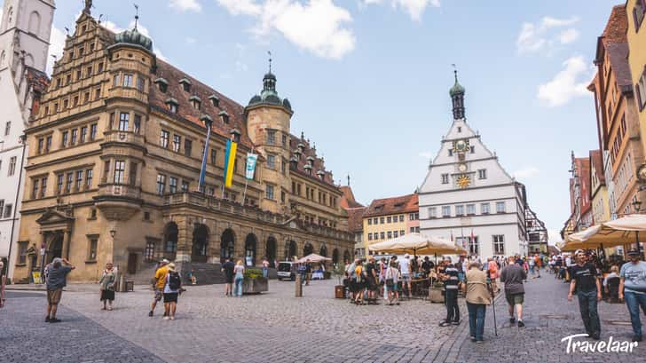 Marktplatz van Rothenburg ob der Tauber