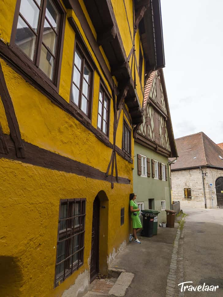 Kleurrijke panden in Dinkelsbuhl