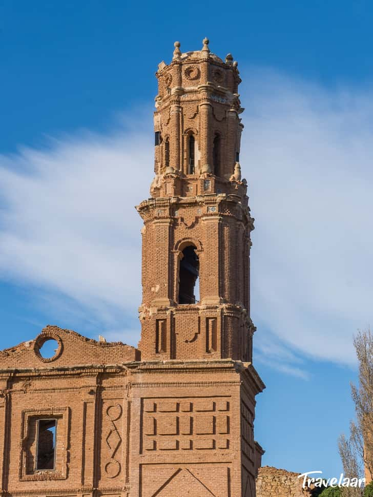 Belchite in Noord-Spanje