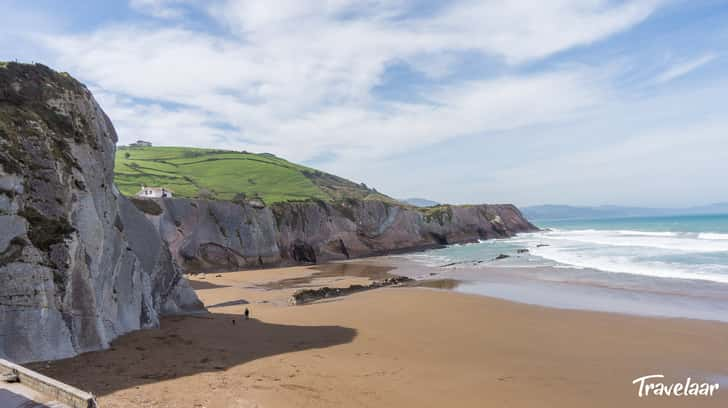 Rotsen van Zumaia in Noord-Spanje