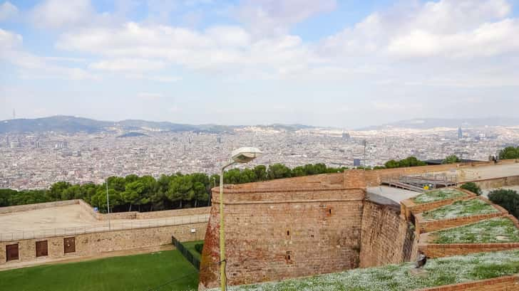 Uitzicht vanaf Montjuïc