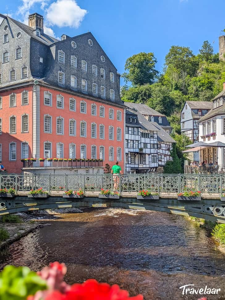 Monschau in de Eifel in Duitsland