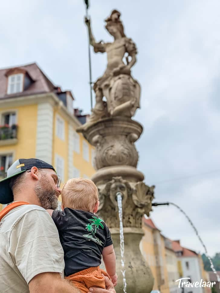 St George fountain in Görlitz