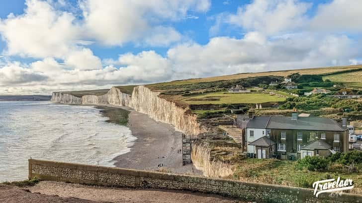 Seven Sisters Cliffs in Zuid-Engeland