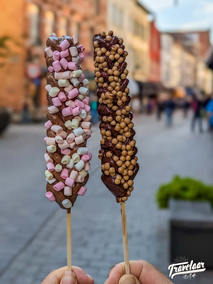 Wafels op een stokje bij Go.Fre in Brugge