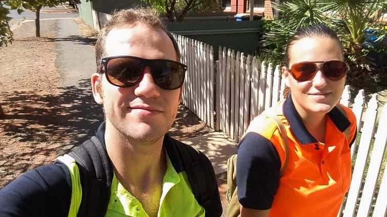 Hoe duur is Australië? Erick en Kirsten op weg naar hun baantje in Kalgoorlie