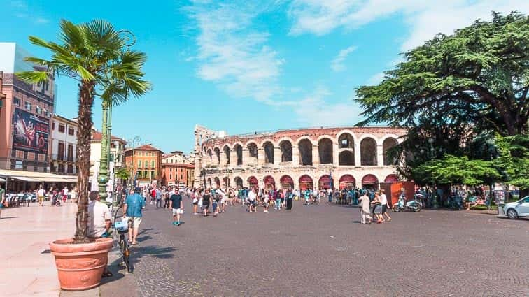 Arena van Verona. Verona Bezienswaardigheden.