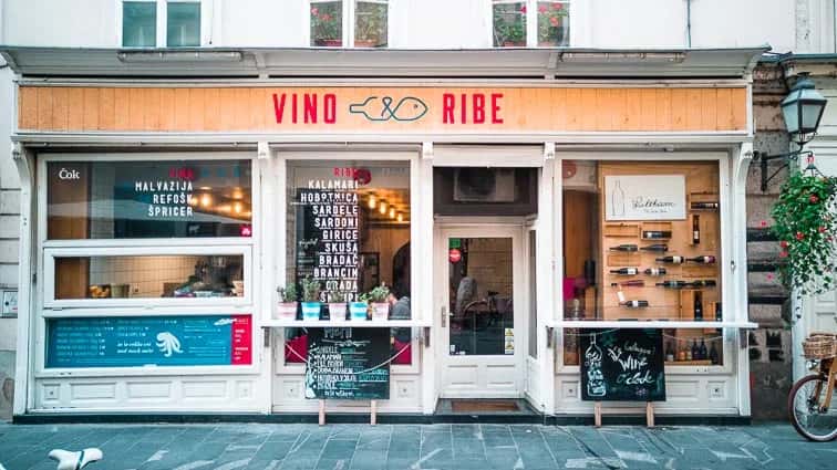 Ljubljana restaurants: Vino ribe