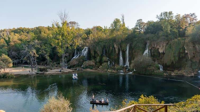 Kravica watervallen Bosnië-Herzegovina