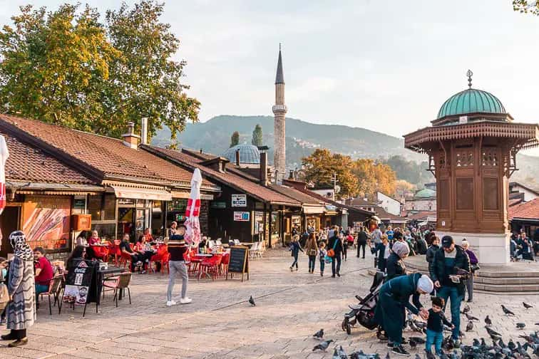 Sarajevo bezienswaardigheden: Het oude centrum