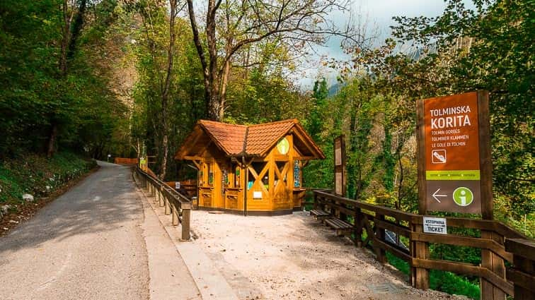 Ingang Triglav national Park